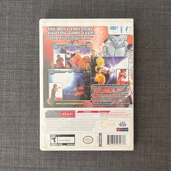 Dragon Ball Z Budokai Tenkaichi‎ 2 Nintendo Wii Game - Picture 2 of 4